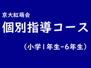 京大紅萌会個別指導コース